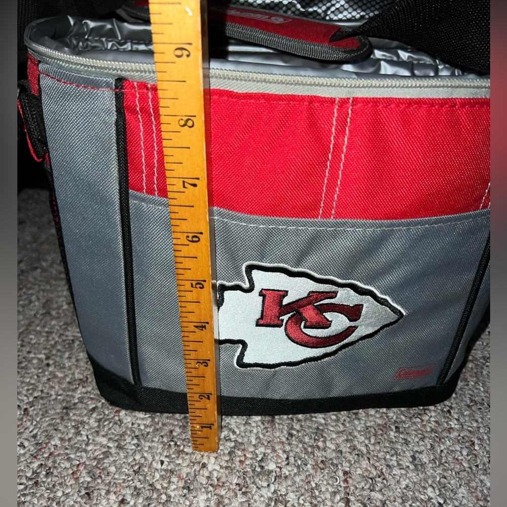 KC CHIEFS football arrowhead Coleman soft side cooler NWOTS - Picture 9 of 9